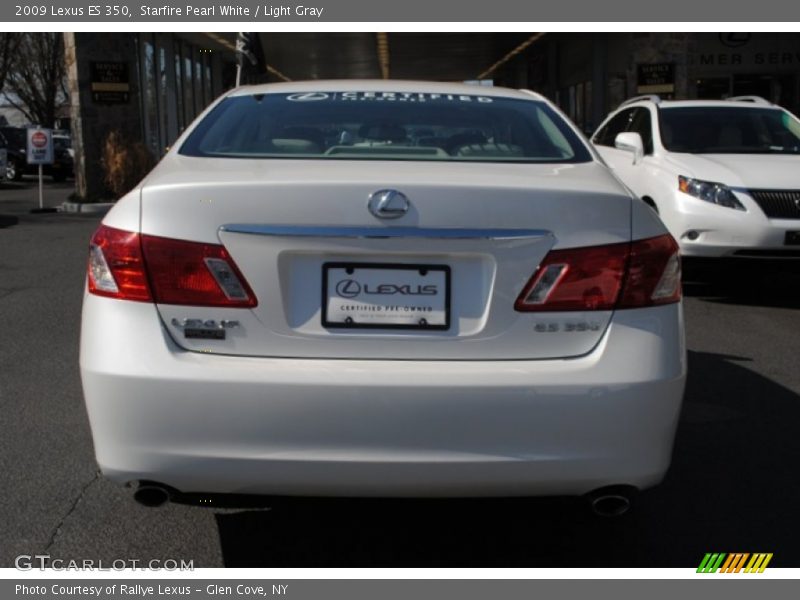 Starfire Pearl White / Light Gray 2009 Lexus ES 350