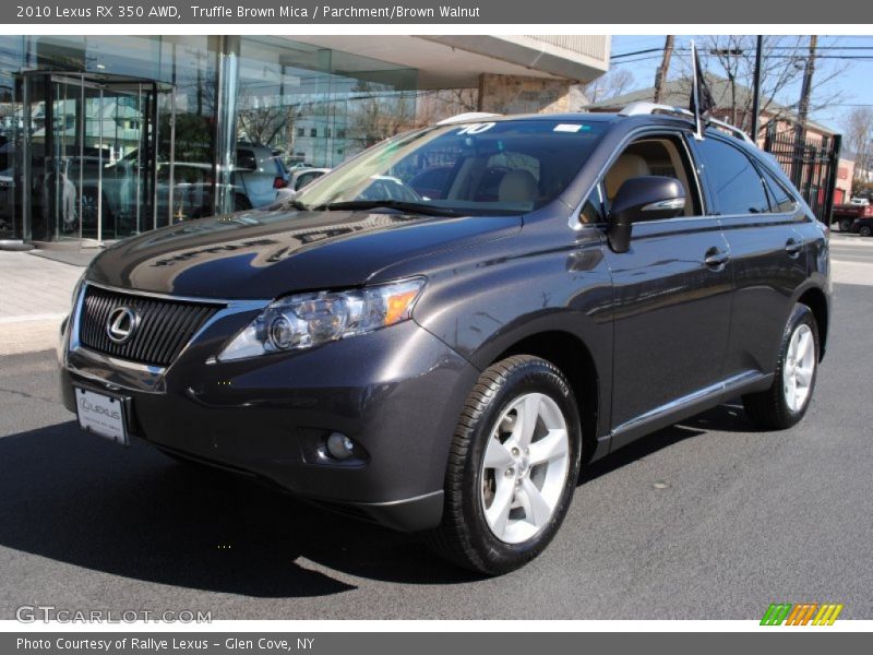 Truffle Brown Mica / Parchment/Brown Walnut 2010 Lexus RX 350 AWD
