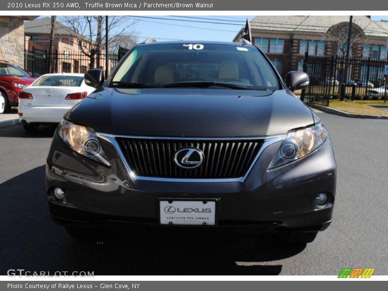 Truffle Brown Mica / Parchment/Brown Walnut 2010 Lexus RX 350 AWD