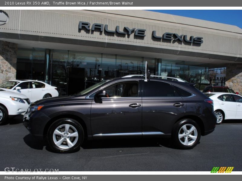 Truffle Brown Mica / Parchment/Brown Walnut 2010 Lexus RX 350 AWD