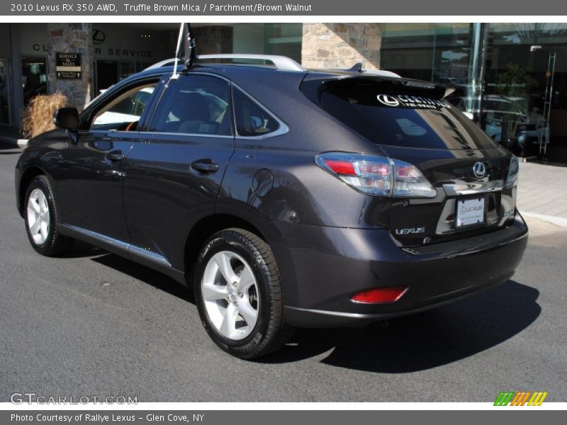 Truffle Brown Mica / Parchment/Brown Walnut 2010 Lexus RX 350 AWD