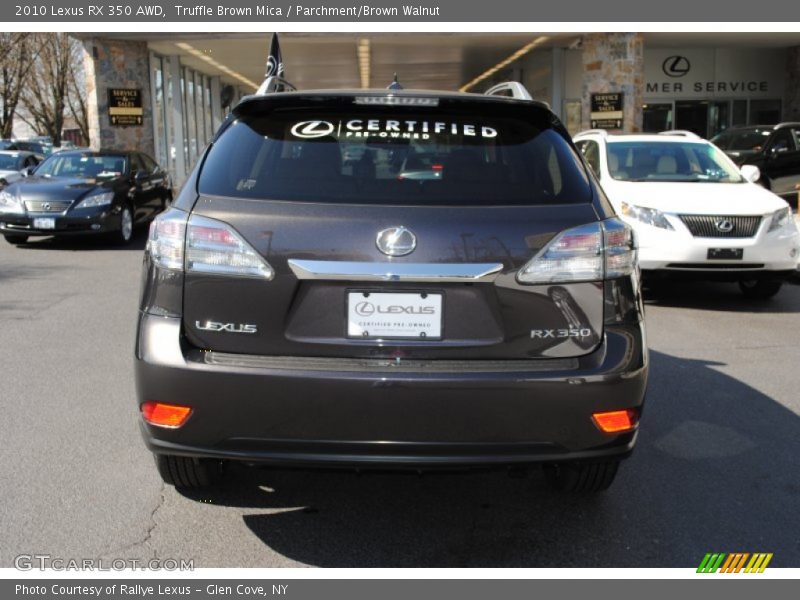 Truffle Brown Mica / Parchment/Brown Walnut 2010 Lexus RX 350 AWD