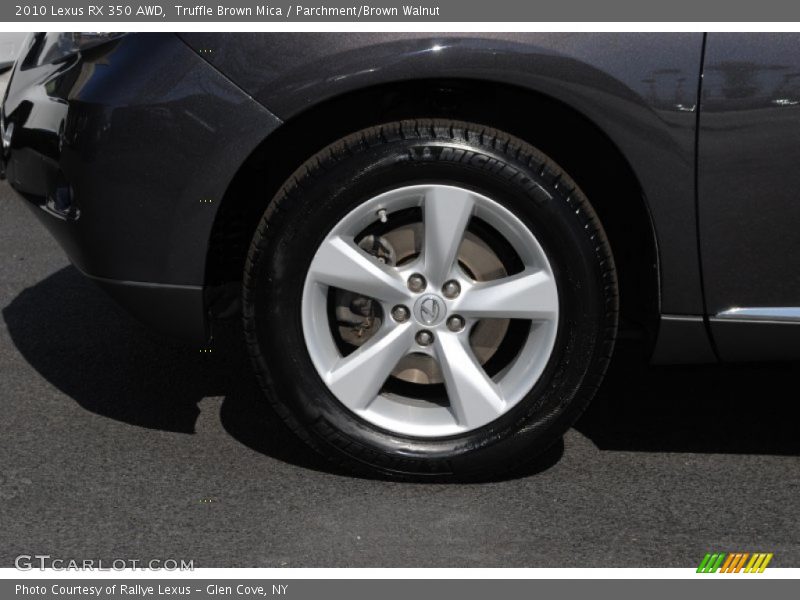 Truffle Brown Mica / Parchment/Brown Walnut 2010 Lexus RX 350 AWD