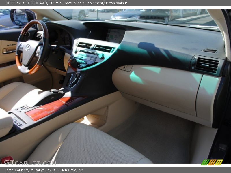 Truffle Brown Mica / Parchment/Brown Walnut 2010 Lexus RX 350 AWD