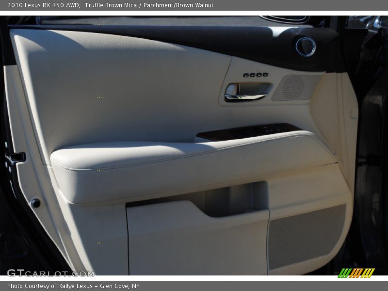 Truffle Brown Mica / Parchment/Brown Walnut 2010 Lexus RX 350 AWD