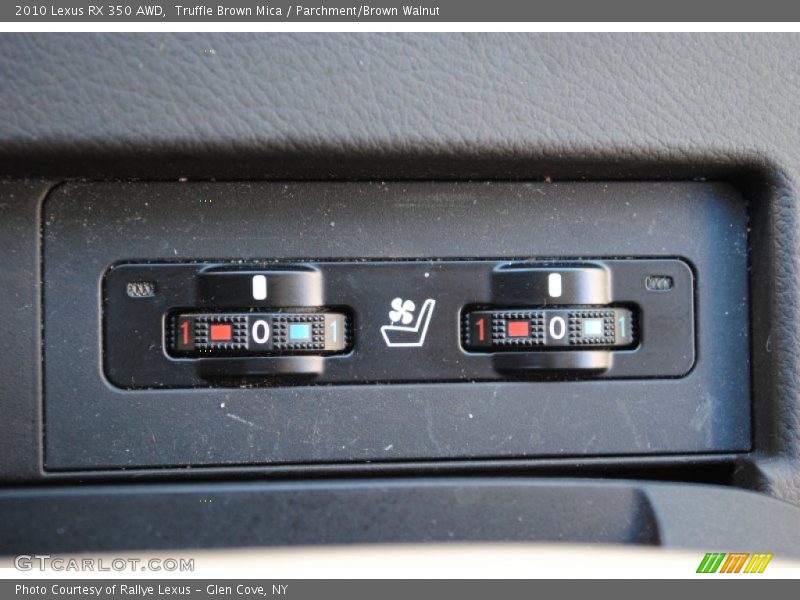 Truffle Brown Mica / Parchment/Brown Walnut 2010 Lexus RX 350 AWD