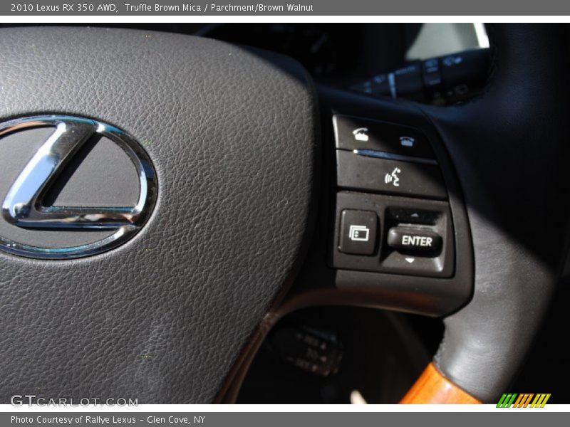 Truffle Brown Mica / Parchment/Brown Walnut 2010 Lexus RX 350 AWD