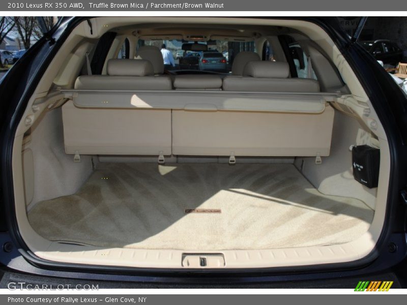 Truffle Brown Mica / Parchment/Brown Walnut 2010 Lexus RX 350 AWD