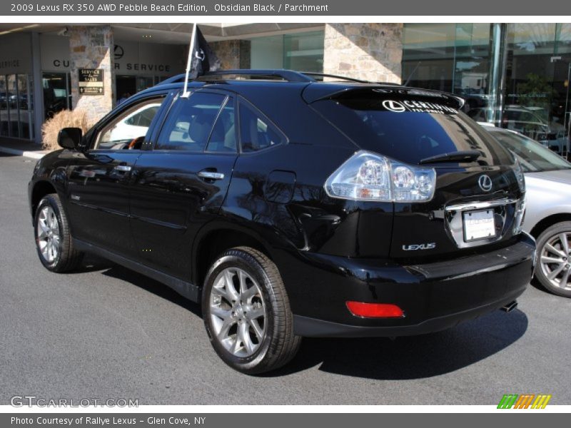 Obsidian Black / Parchment 2009 Lexus RX 350 AWD Pebble Beach Edition
