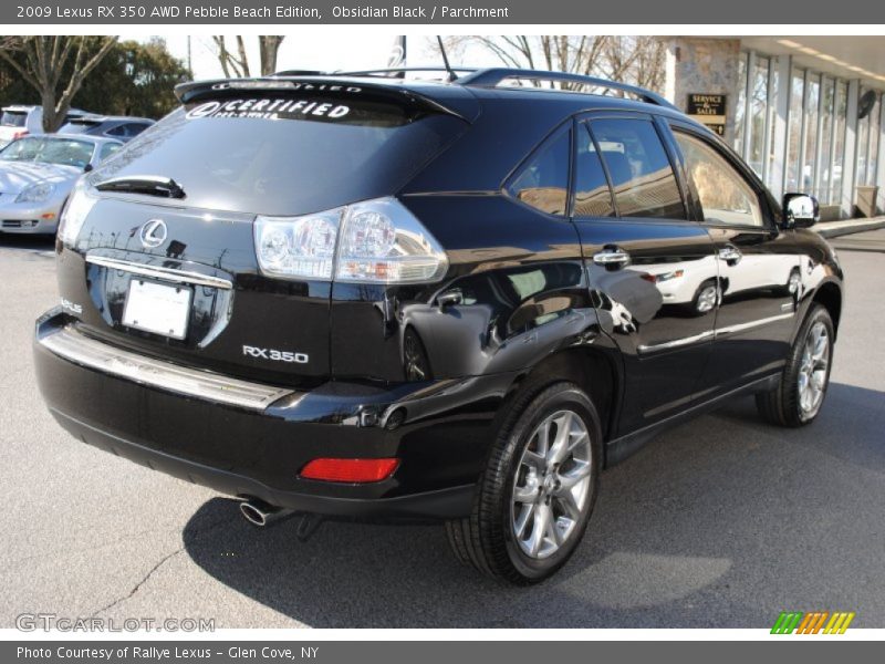 Obsidian Black / Parchment 2009 Lexus RX 350 AWD Pebble Beach Edition