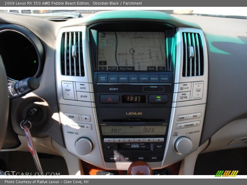 Obsidian Black / Parchment 2009 Lexus RX 350 AWD Pebble Beach Edition