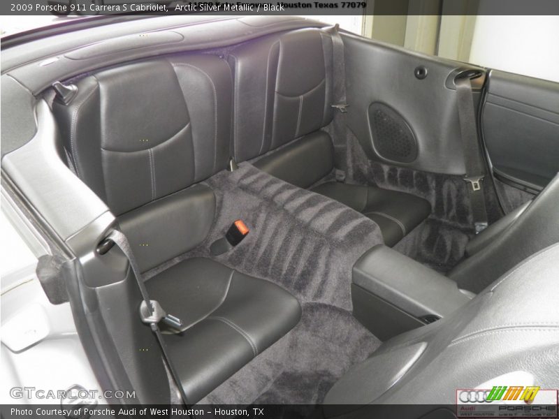 Arctic Silver Metallic / Black 2009 Porsche 911 Carrera S Cabriolet