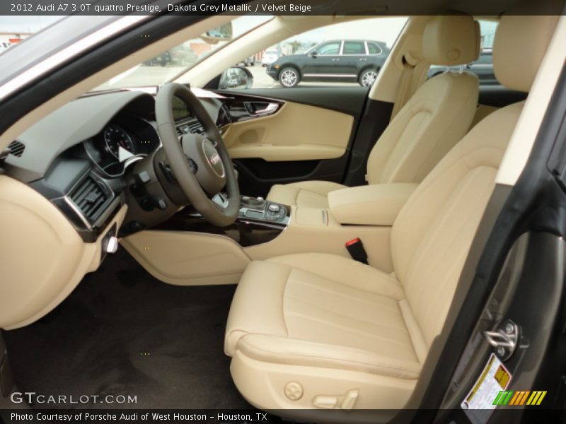  2012 A7 3.0T quattro Prestige Velvet Beige Interior