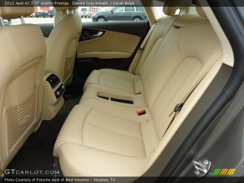 Rear Seat of 2012 A7 3.0T quattro Prestige