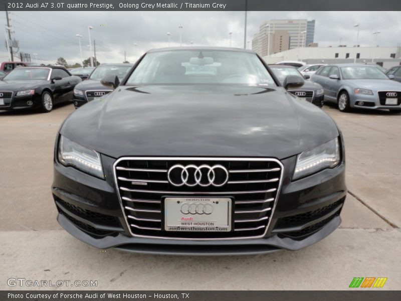 Oolong Grey Metallic / Titanium Grey 2012 Audi A7 3.0T quattro Prestige