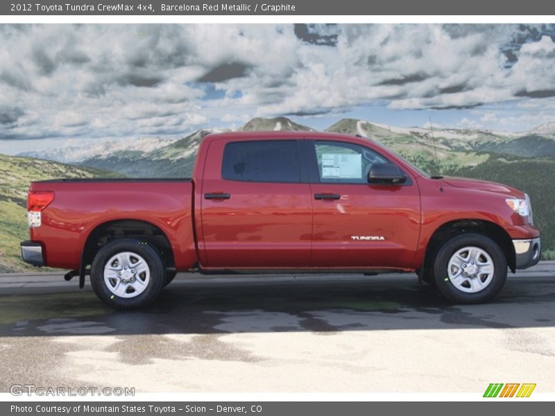 Barcelona Red Metallic / Graphite 2012 Toyota Tundra CrewMax 4x4