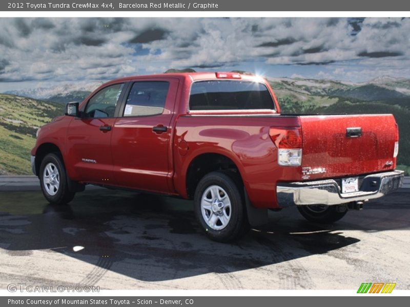 Barcelona Red Metallic / Graphite 2012 Toyota Tundra CrewMax 4x4