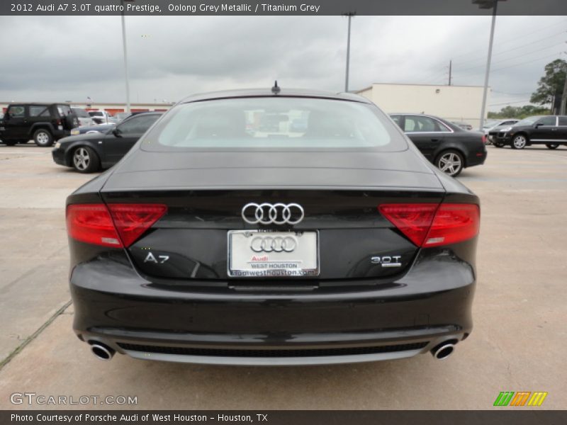 Oolong Grey Metallic / Titanium Grey 2012 Audi A7 3.0T quattro Prestige