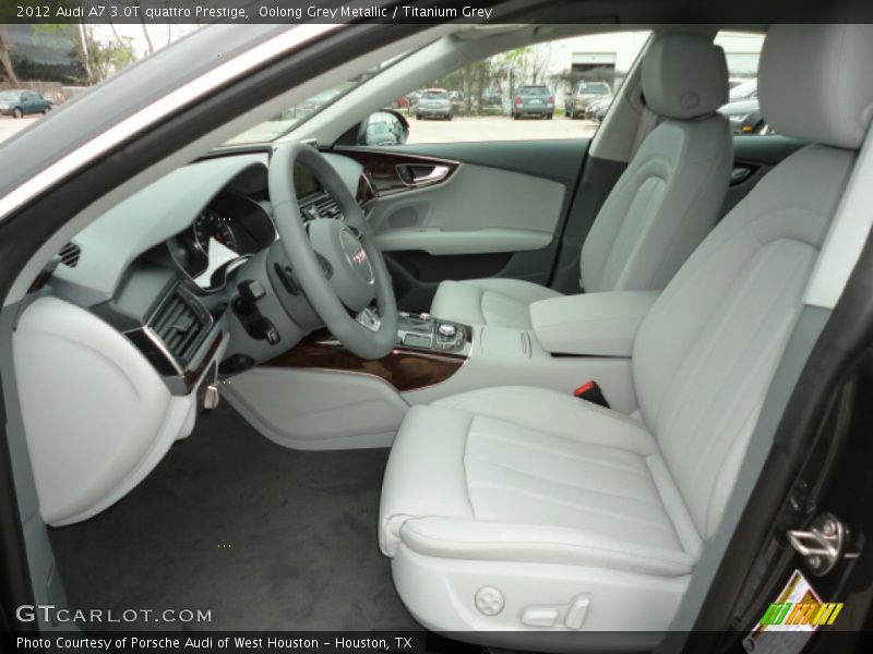  2012 A7 3.0T quattro Prestige Titanium Grey Interior