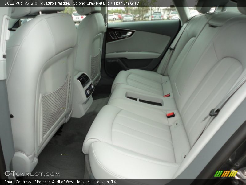 Rear Seat of 2012 A7 3.0T quattro Prestige