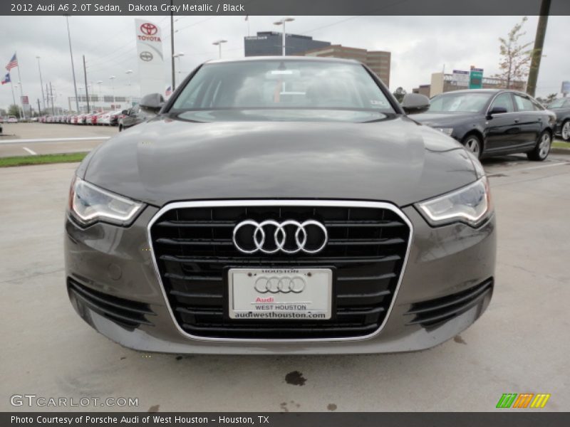 Dakota Gray Metallic / Black 2012 Audi A6 2.0T Sedan
