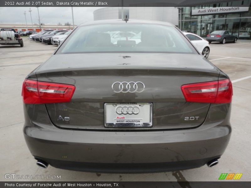Dakota Gray Metallic / Black 2012 Audi A6 2.0T Sedan