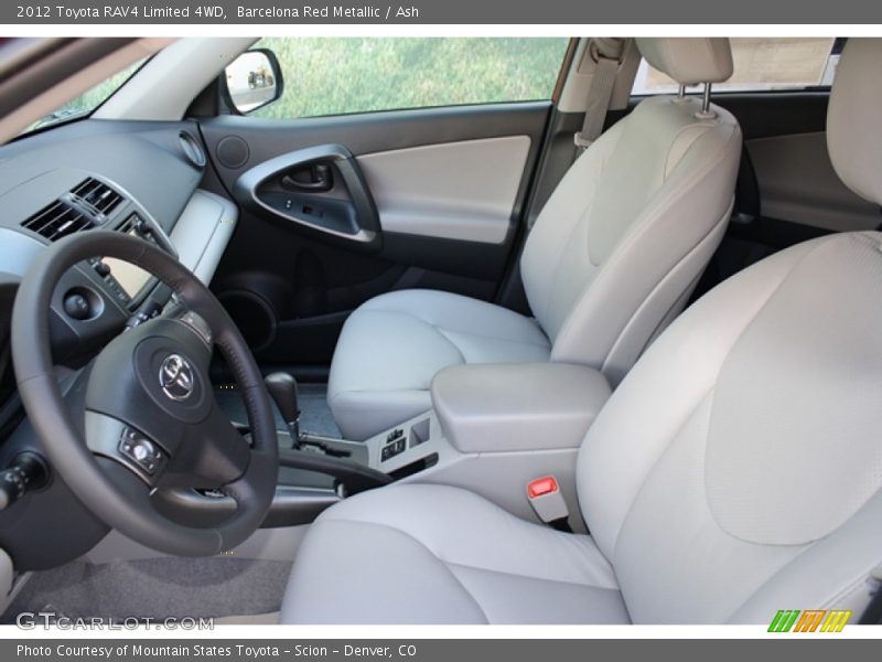  2012 RAV4 Limited 4WD Ash Interior
