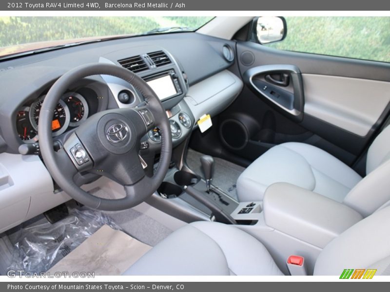  2012 RAV4 Limited 4WD Ash Interior