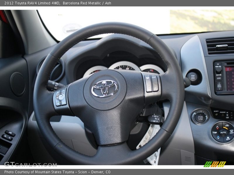 Barcelona Red Metallic / Ash 2012 Toyota RAV4 Limited 4WD