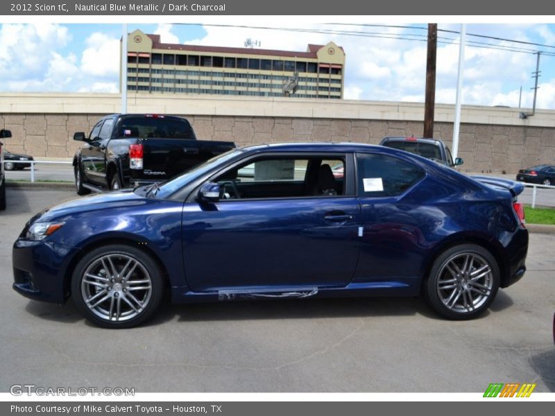 Nautical Blue Metallic / Dark Charcoal 2012 Scion tC