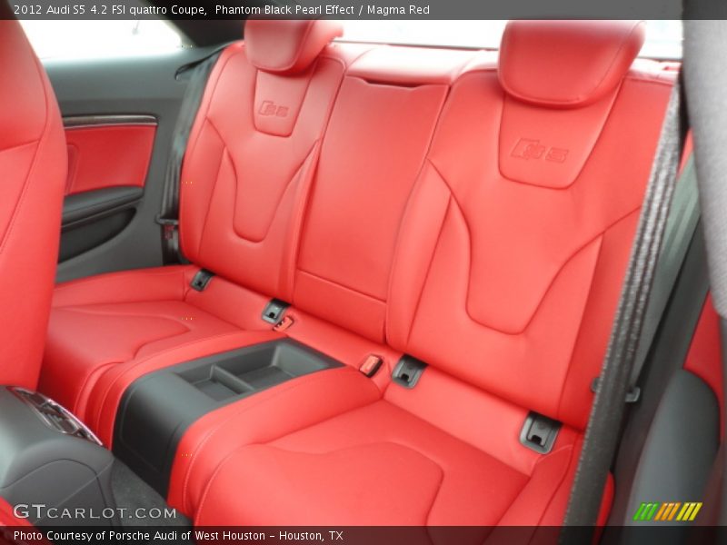 Rear Seat of 2012 S5 4.2 FSI quattro Coupe