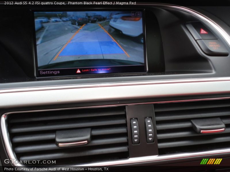Phantom Black Pearl Effect / Magma Red 2012 Audi S5 4.2 FSI quattro Coupe