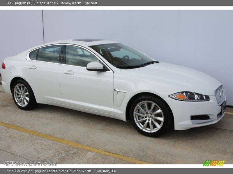 Polaris White / Barley/Warm Charcoal 2012 Jaguar XF