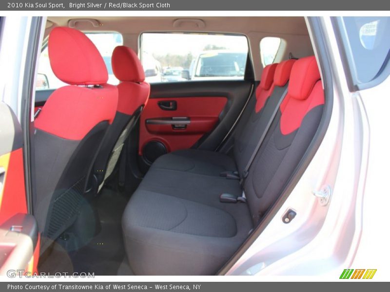 Rear Seat of 2010 Soul Sport