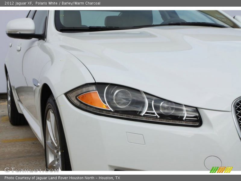 Polaris White / Barley/Warm Charcoal 2012 Jaguar XF