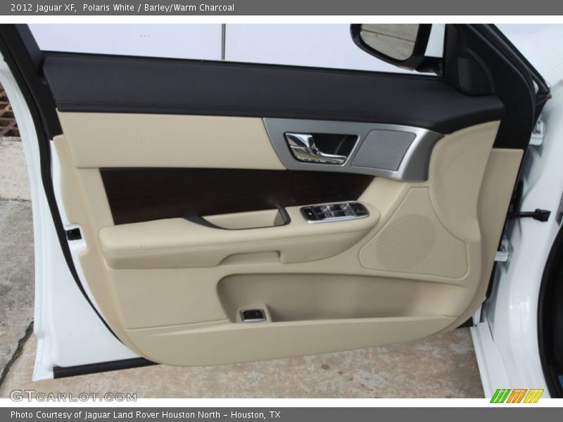 Polaris White / Barley/Warm Charcoal 2012 Jaguar XF