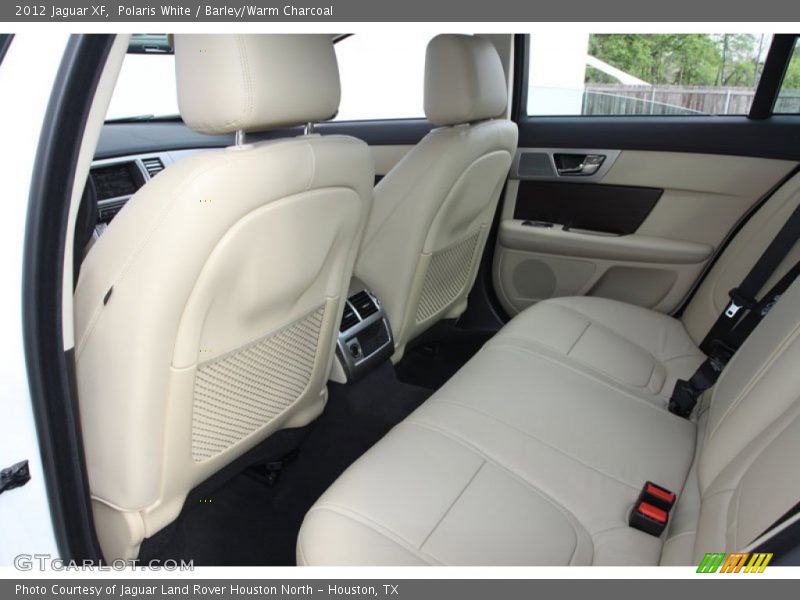 Polaris White / Barley/Warm Charcoal 2012 Jaguar XF
