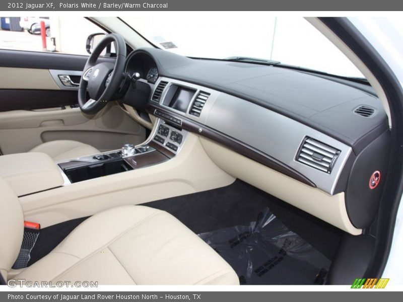 Polaris White / Barley/Warm Charcoal 2012 Jaguar XF