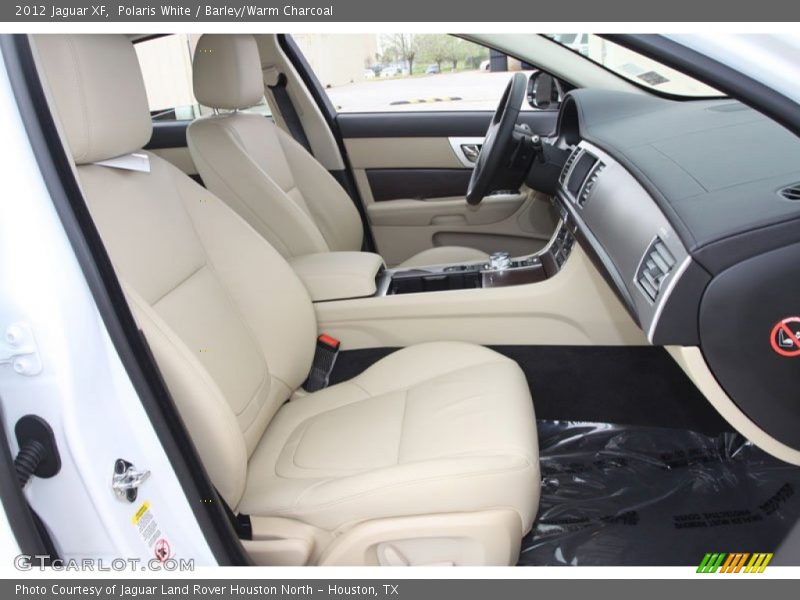 Polaris White / Barley/Warm Charcoal 2012 Jaguar XF