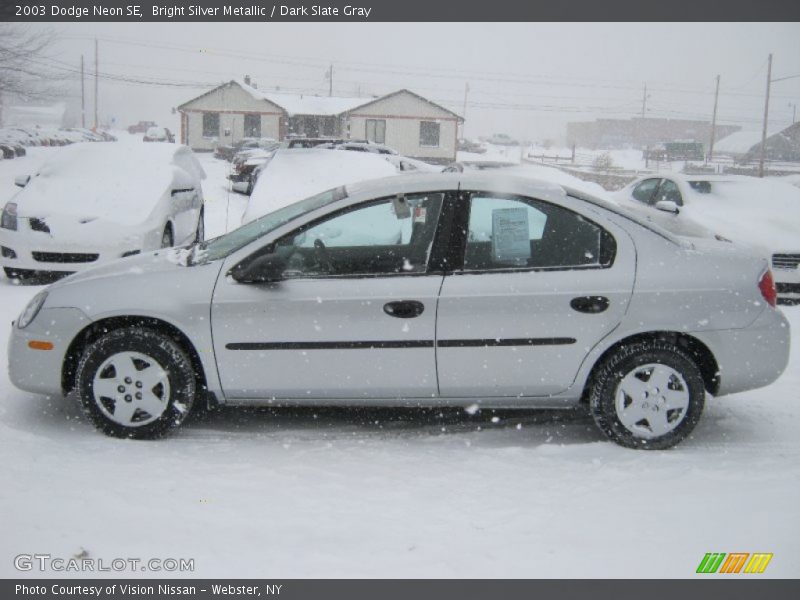 Bright Silver Metallic / Dark Slate Gray 2003 Dodge Neon SE