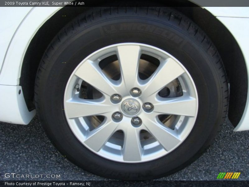 Super White / Ash 2009 Toyota Camry XLE