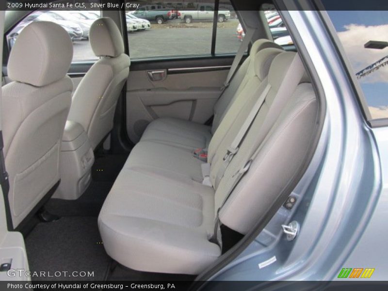 Silver Blue / Gray 2009 Hyundai Santa Fe GLS