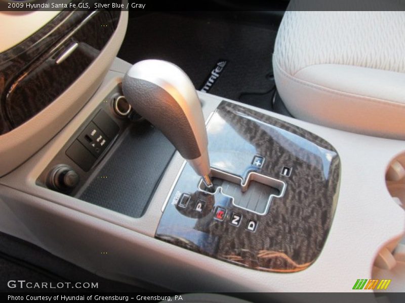Silver Blue / Gray 2009 Hyundai Santa Fe GLS