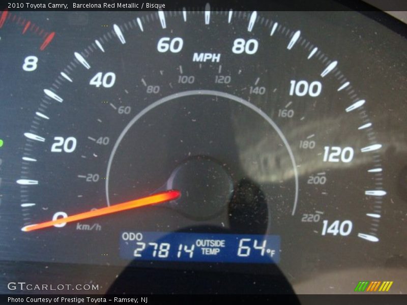 Barcelona Red Metallic / Bisque 2010 Toyota Camry