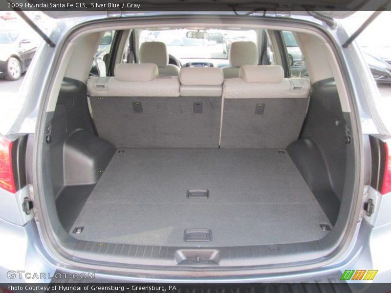 Silver Blue / Gray 2009 Hyundai Santa Fe GLS