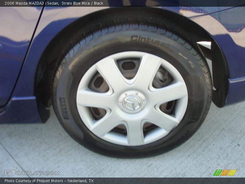Strato Blue Mica / Black 2006 Mazda MAZDA3 i Sedan