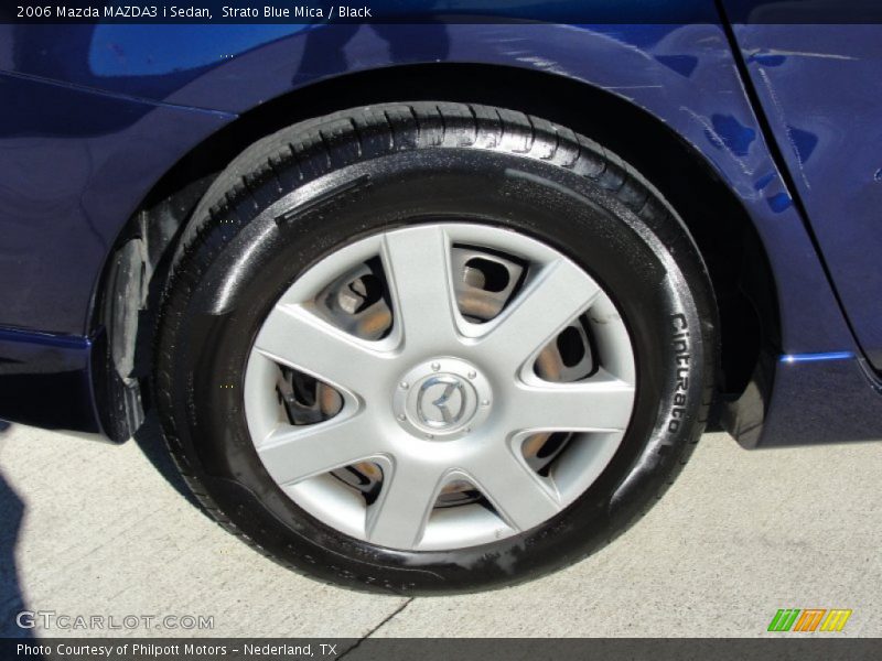 Strato Blue Mica / Black 2006 Mazda MAZDA3 i Sedan