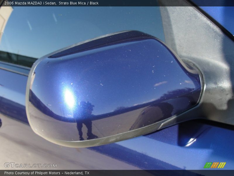 Strato Blue Mica / Black 2006 Mazda MAZDA3 i Sedan