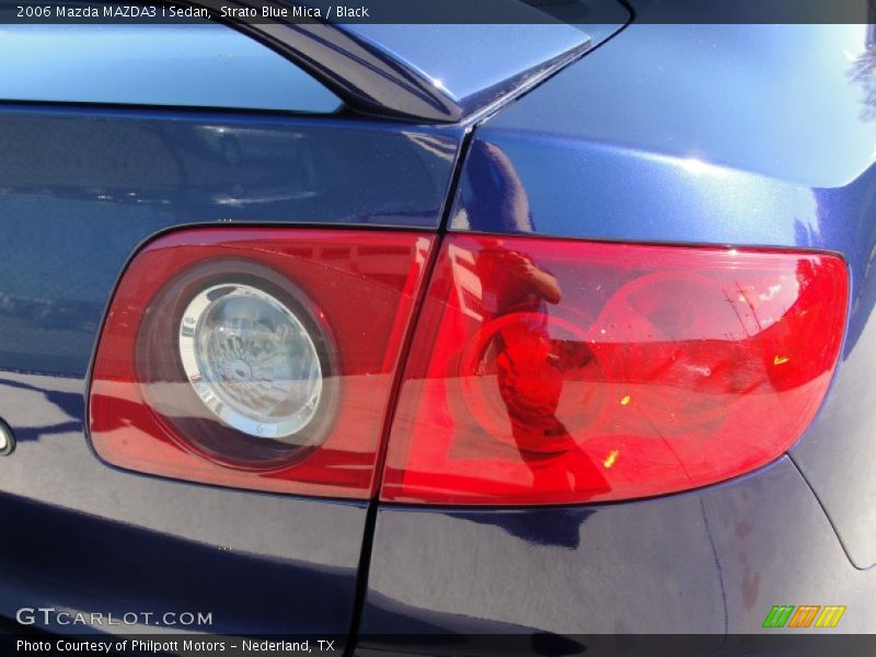 Strato Blue Mica / Black 2006 Mazda MAZDA3 i Sedan