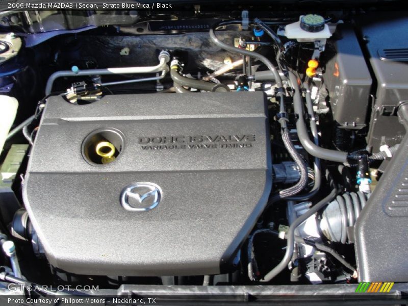 Strato Blue Mica / Black 2006 Mazda MAZDA3 i Sedan